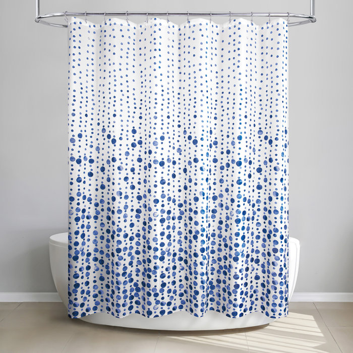 East Urban Home Polka Dots Shower Curtain & Reviews Wayfair